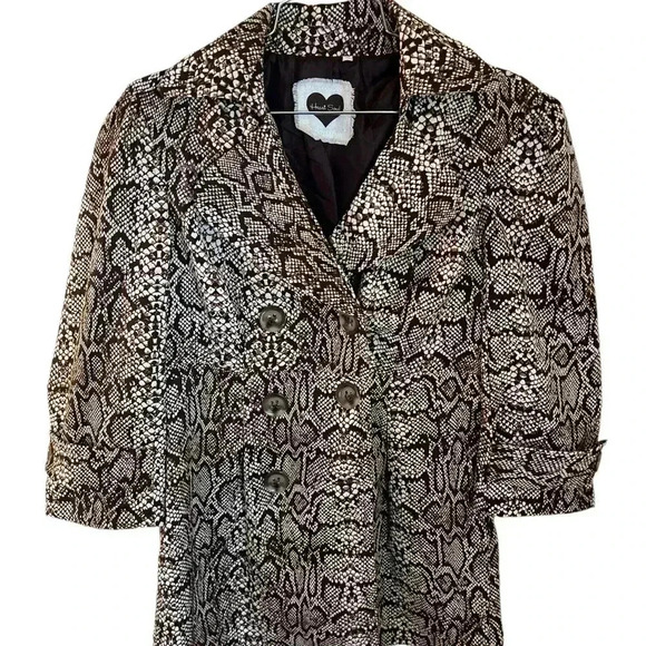 BRAND NEW “HeartSoul” statement piece snake print fully lined jacket, Sz M . - Picture 3 of 9